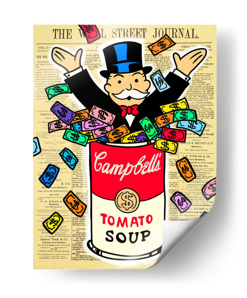 Campbell's Money - Fake Classics | Cuadro decorativo de Canvas Lab