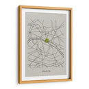 PARIS white map - Grau Project | Cuadro decorativo de Canvas Lab