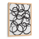 Black on White Circles - Grau Project | Cuadro decorativo de Canvas Lab