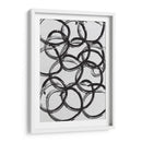 Black on White Circles - Grau Project | Cuadro decorativo de Canvas Lab