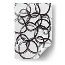 Black on White Circles - Grau Project | Cuadro decorativo de Canvas Lab