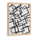 Black on White Squares - Grau Project | Cuadro decorativo de Canvas Lab