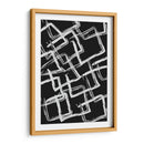 White on Black Squares - Grau Project | Cuadro decorativo de Canvas Lab