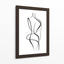 Chic Girl - Grau Project | Cuadro decorativo de Canvas Lab
