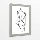 Chic Girl - Grau Project | Cuadro decorativo de Canvas Lab