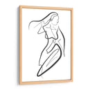 Sporty Girl - Grau Project | Cuadro decorativo de Canvas Lab