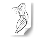 Sporty Girl - Grau Project | Cuadro decorativo de Canvas Lab