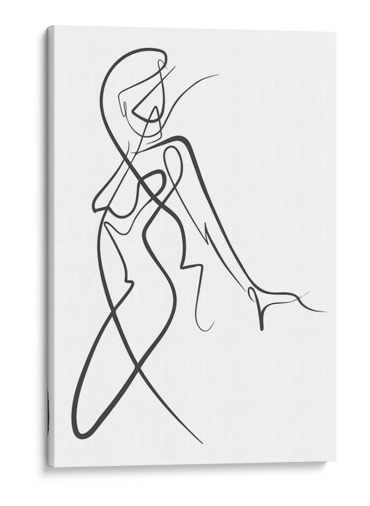 Surprised Girl - Grau Project | Cuadro decorativo de Canvas Lab