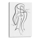 Thinking Girl - Grau Project | Cuadro decorativo de Canvas Lab