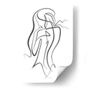 Thinking Girl - Grau Project | Cuadro decorativo de Canvas Lab