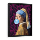 La Joven de la Perla Bubblegum - Fake Classics | Cuadro decorativo de Canvas Lab