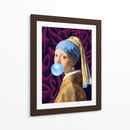La Joven de la Perla Bubblegum - Fake Classics | Cuadro decorativo de Canvas Lab