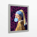 La Joven de la Perla Bubblegum - Fake Classics | Cuadro decorativo de Canvas Lab