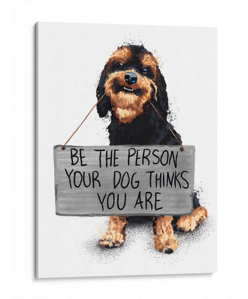 Dog Thoughts - Hue Art | Cuadro decorativo de Canvas Lab