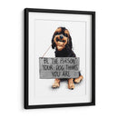 Dog Thoughts - Hue Art | Cuadro decorativo de Canvas Lab