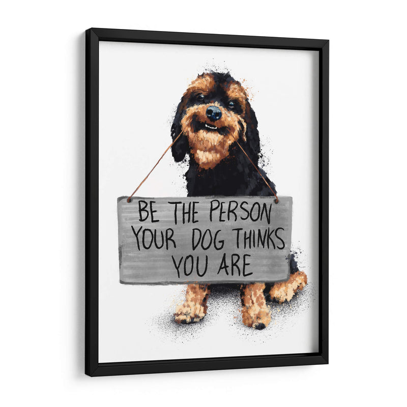 Dog Thoughts - Hue Art | Cuadro decorativo de Canvas Lab