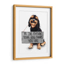 Dog Thoughts - Hue Art | Cuadro decorativo de Canvas Lab
