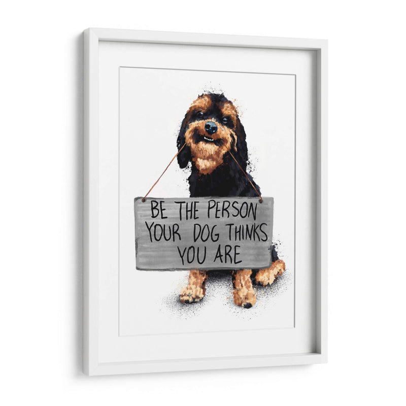 Dog Thoughts - Hue Art | Cuadro decorativo de Canvas Lab