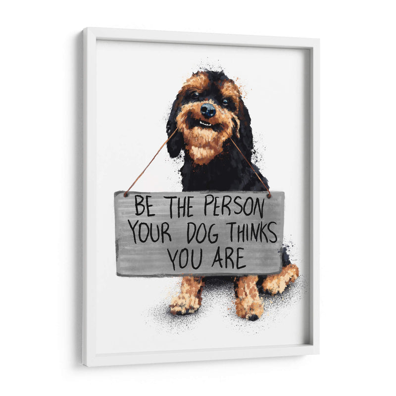 Dog Thoughts - Hue Art | Cuadro decorativo de Canvas Lab