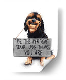 Dog Thoughts - Hue Art | Cuadro decorativo de Canvas Lab