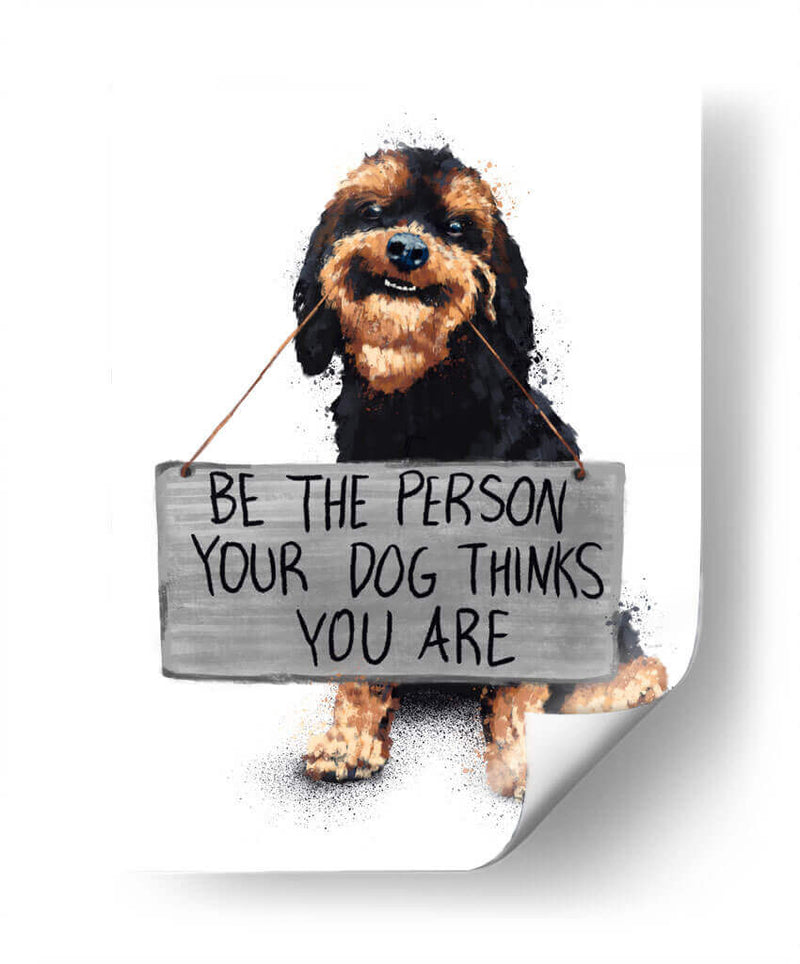 Dog Thoughts - Hue Art | Cuadro decorativo de Canvas Lab