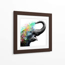 Elephant Color Shower Close up - Hue Art | Cuadro decorativo de Canvas Lab