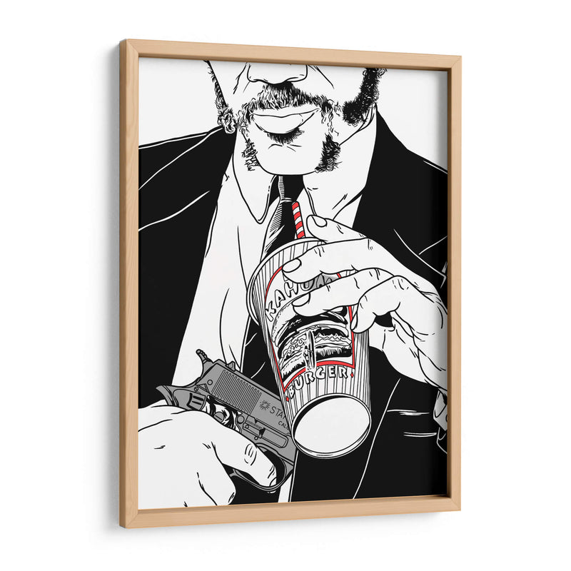 PulpFiction Lines - Line Art | Cuadro decorativo de Canvas Lab