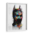 Batman Mask Graffiti - David Aste | Cuadro decorativo de Canvas Lab