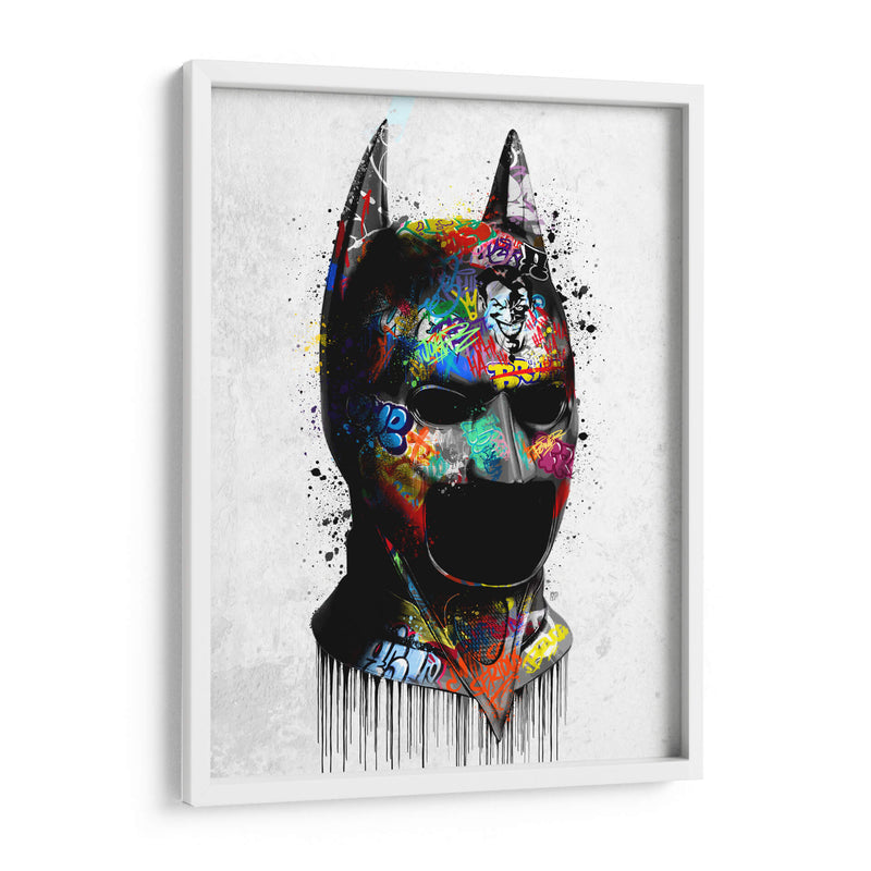 Batman Mask Graffiti - David Aste | Cuadro decorativo de Canvas Lab