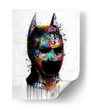 Batman Mask Graffiti - David Aste | Cuadro decorativo de Canvas Lab