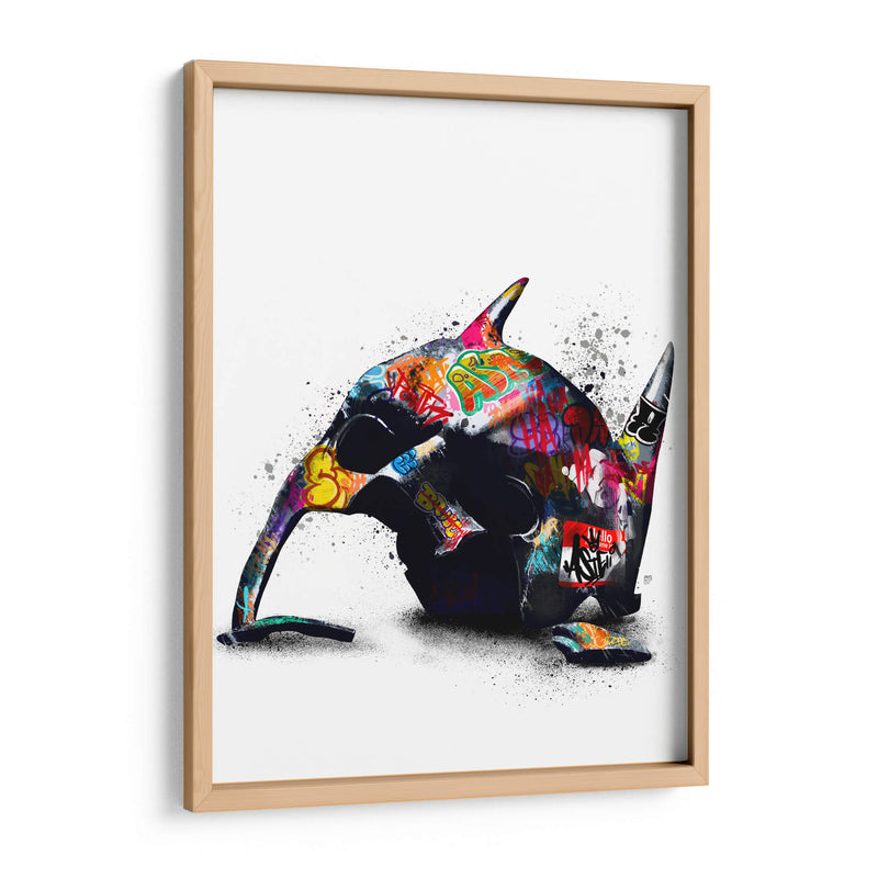 Batman Broken Mask Graffiti - David Aste | Cuadro decorativo de Canvas Lab