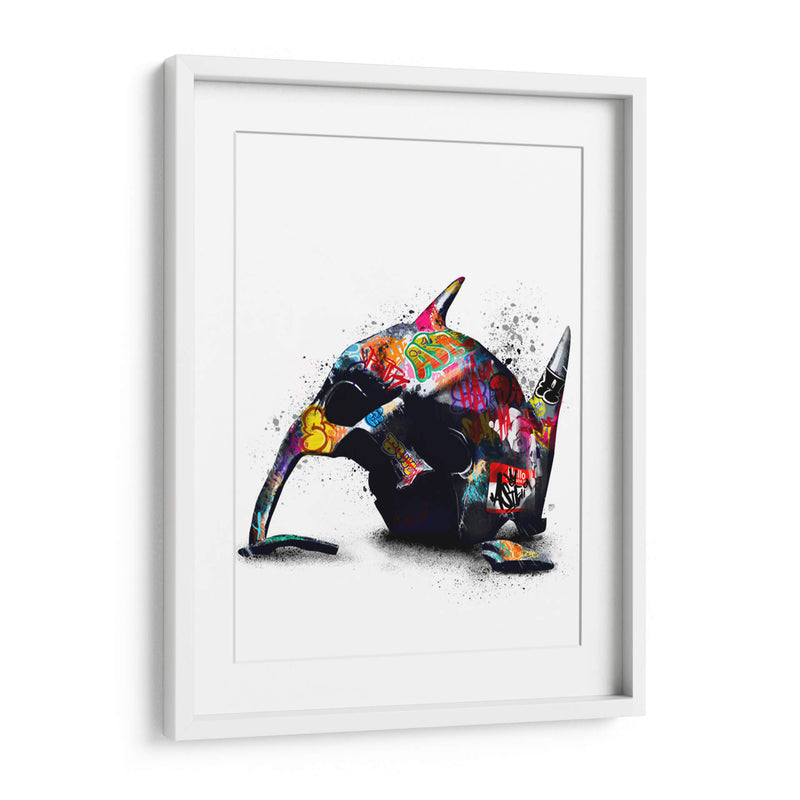 Batman Broken Mask Graffiti - David Aste | Cuadro decorativo de Canvas Lab