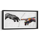 Graffiti Hand Split BnW - David Aste | Cuadro decorativo de Canvas Lab