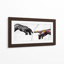 Graffiti Hand Split BnW - David Aste | Cuadro decorativo de Canvas Lab