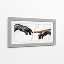 Graffiti Hand Split BnW - David Aste | Cuadro decorativo de Canvas Lab