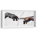 Graffiti Hand Split BnW - David Aste | Cuadro decorativo de Canvas Lab