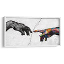 Graffiti Hand Split BnW - David Aste | Cuadro decorativo de Canvas Lab