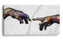 Graffiti Hand Split - David Aste | Cuadro decorativo de Canvas Lab