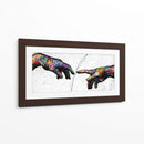 Graffiti Hand Split - David Aste | Cuadro decorativo de Canvas Lab
