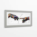 Graffiti Hand Split - David Aste | Cuadro decorativo de Canvas Lab