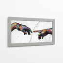 Graffiti Hand Split - David Aste | Cuadro decorativo de Canvas Lab