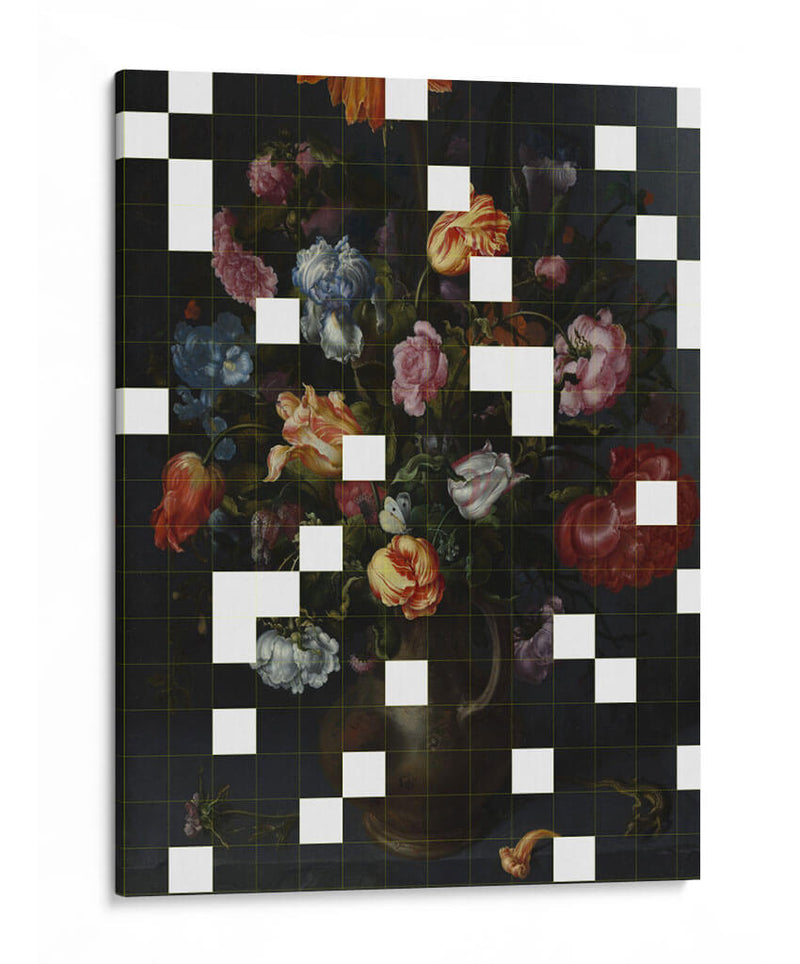 Rompecabezas de flores - Nayeli Cabrera | Cuadro decorativo de Canvas Lab