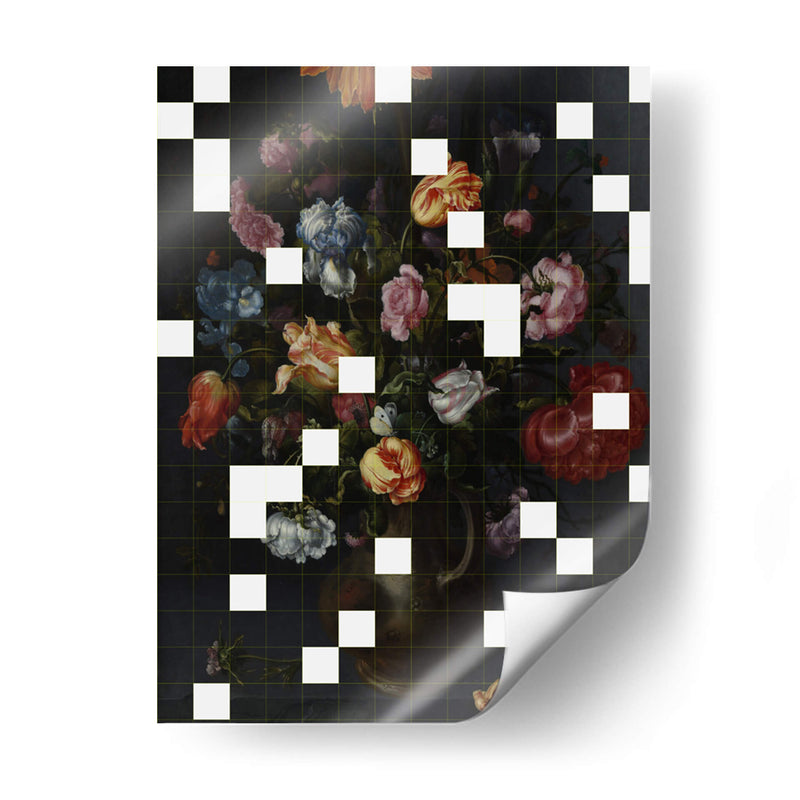 Rompecabezas de flores - Nayeli Cabrera | Cuadro decorativo de Canvas Lab