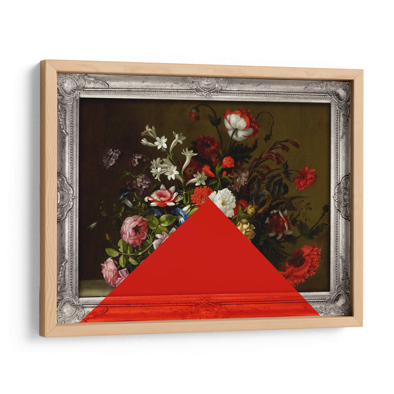 triángulo y flores - Nayeli Cabrera | Cuadro decorativo de Canvas Lab