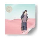 Mujer en el desierto - Danilo Guio R. | Cuadro decorativo de Canvas Lab