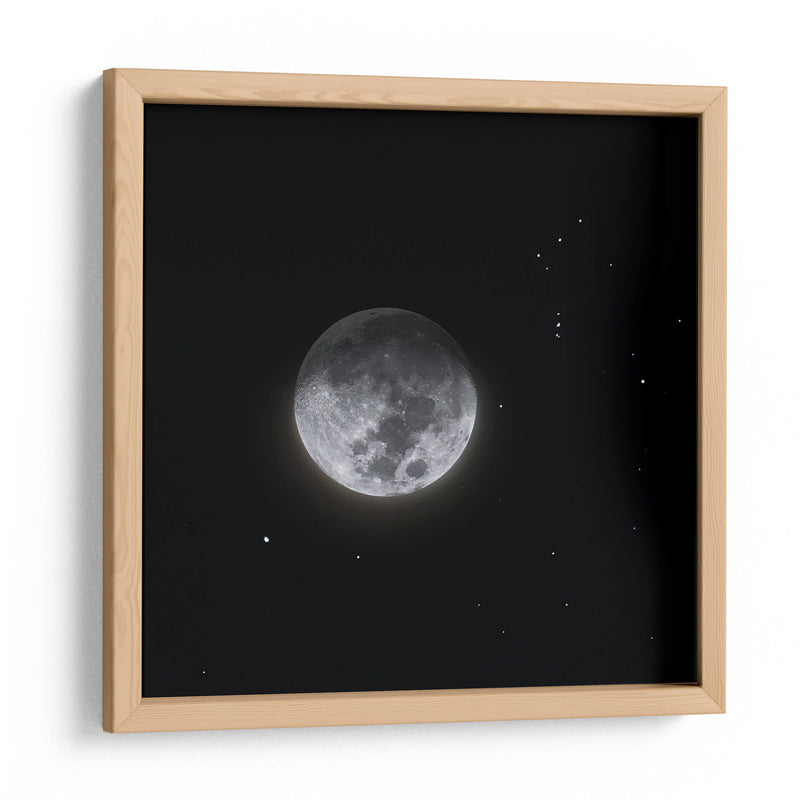 3D Moon - SoupierVaro | Cuadro decorativo de Canvas Lab