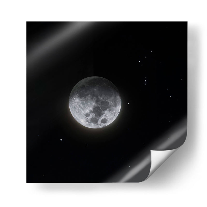 3D Moon - SoupierVaro | Cuadro decorativo de Canvas Lab