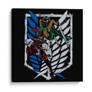 Mikasa Vs Titanes - Roge I. Luis | Cuadro decorativo de Canvas Lab