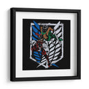 Mikasa Vs Titanes - Roge I. Luis | Cuadro decorativo de Canvas Lab