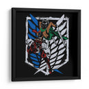 Mikasa Vs Titanes - Roge I. Luis | Cuadro decorativo de Canvas Lab